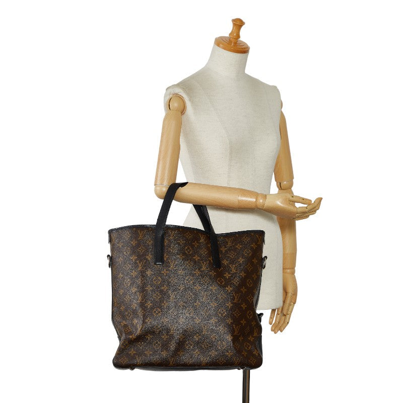 Louis Vuitton Monogram MacArthur Divis Tote Shoulder Bag M56708 Brown PVC Leather  Louis Vuitton