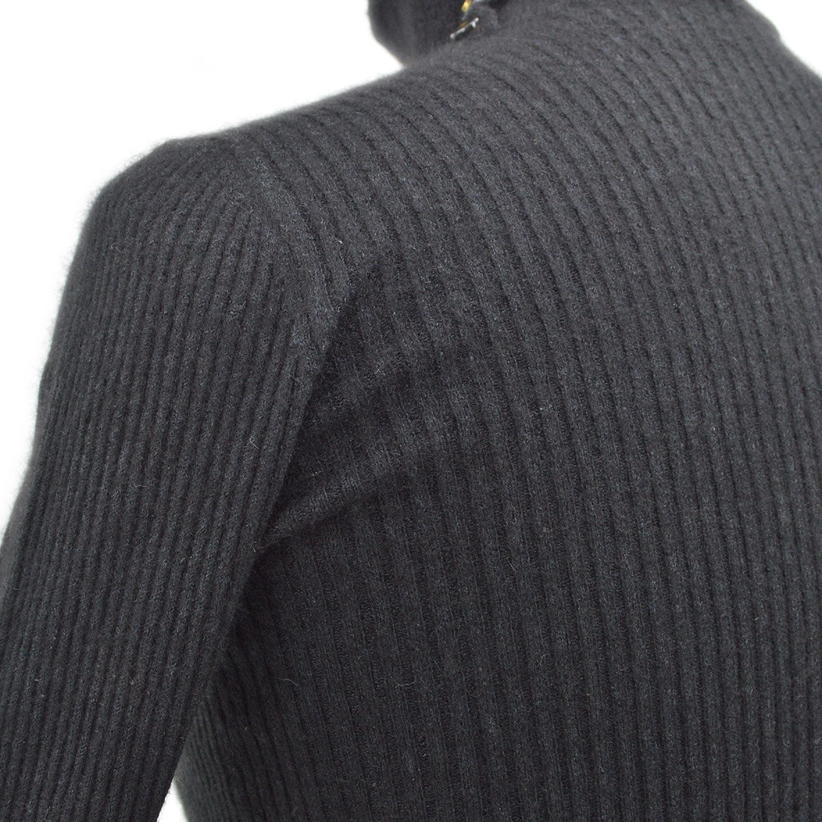 Luxury Chanel 1999 Fall stand-up collar cashmere top #42