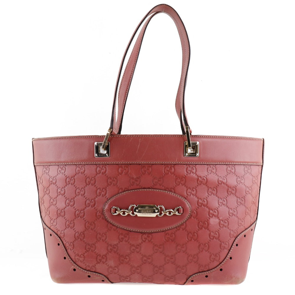 Gucci Shima Line  Leather Tote Bag
