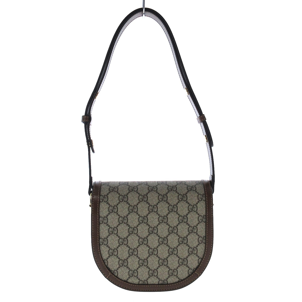 Gucci Horsebit  Canvas Shoulder Bag ()