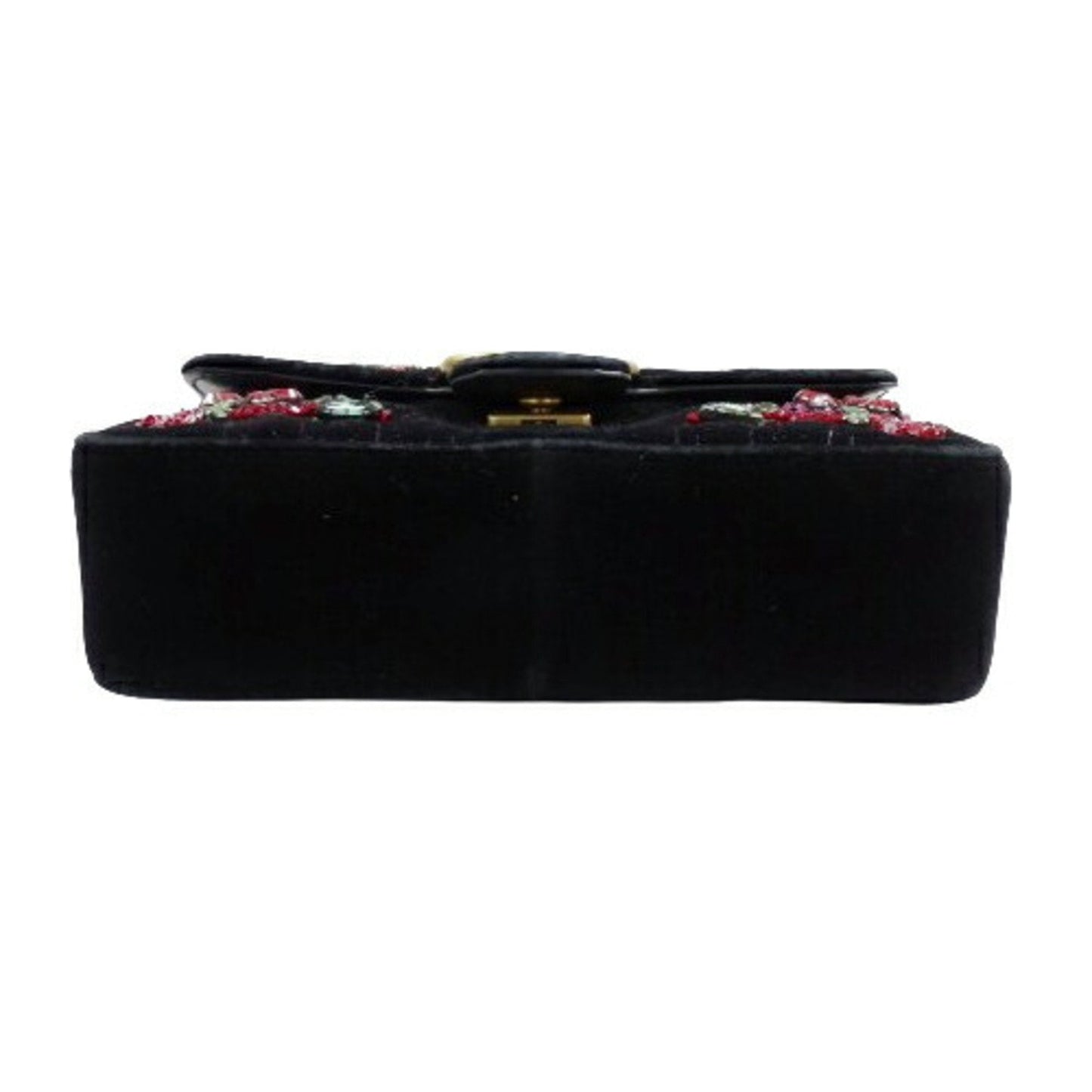 Gucci Gg Marmont  Velvet Shoulder Bag ()