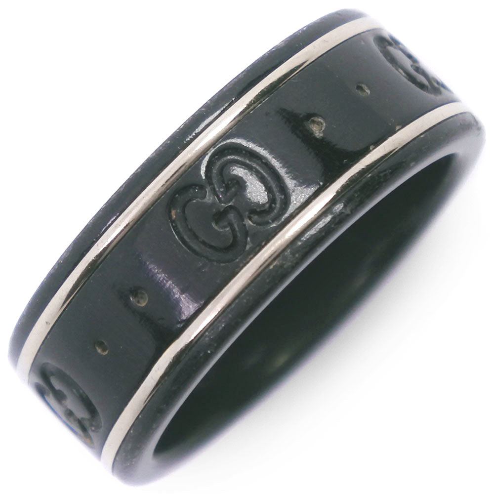Luxury Gucci Trending 2025 Icon Ceramic Ring Black 10.5