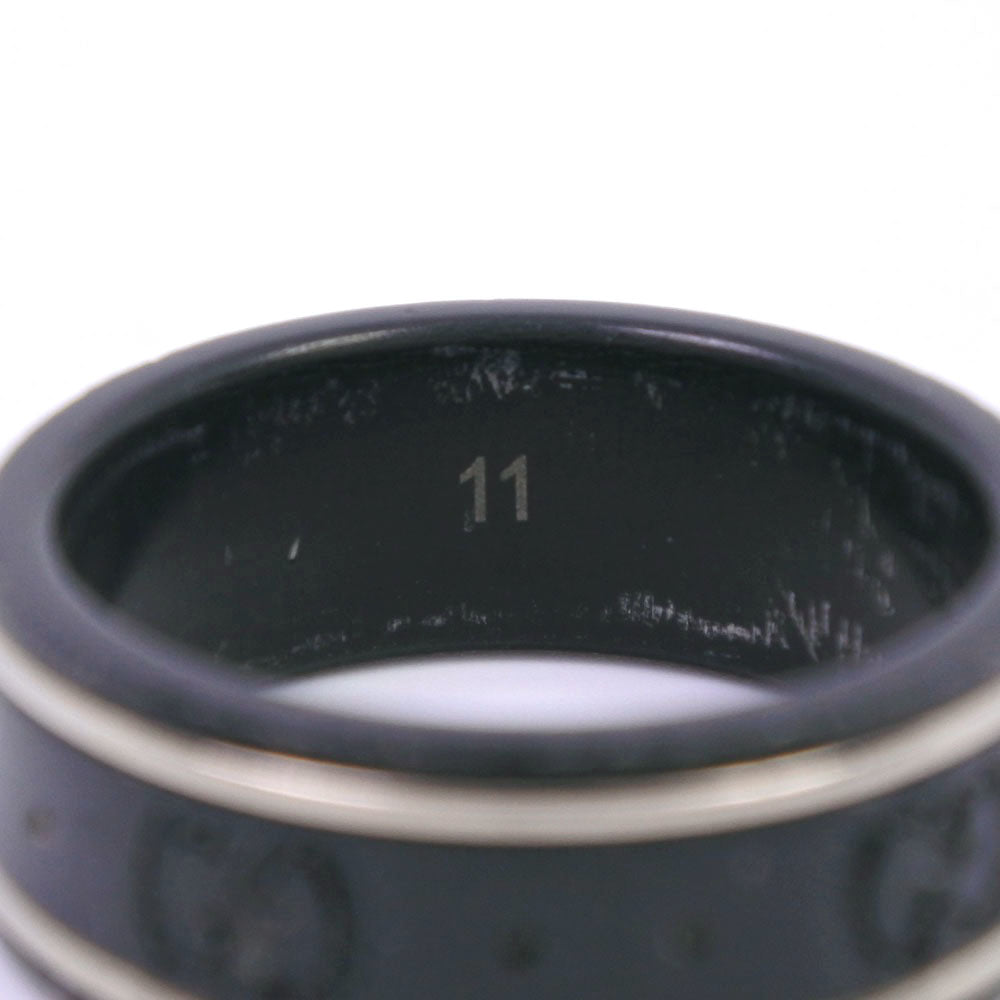 Luxury Gucci Trending 2025 Icon Ceramic Ring Black 10.5