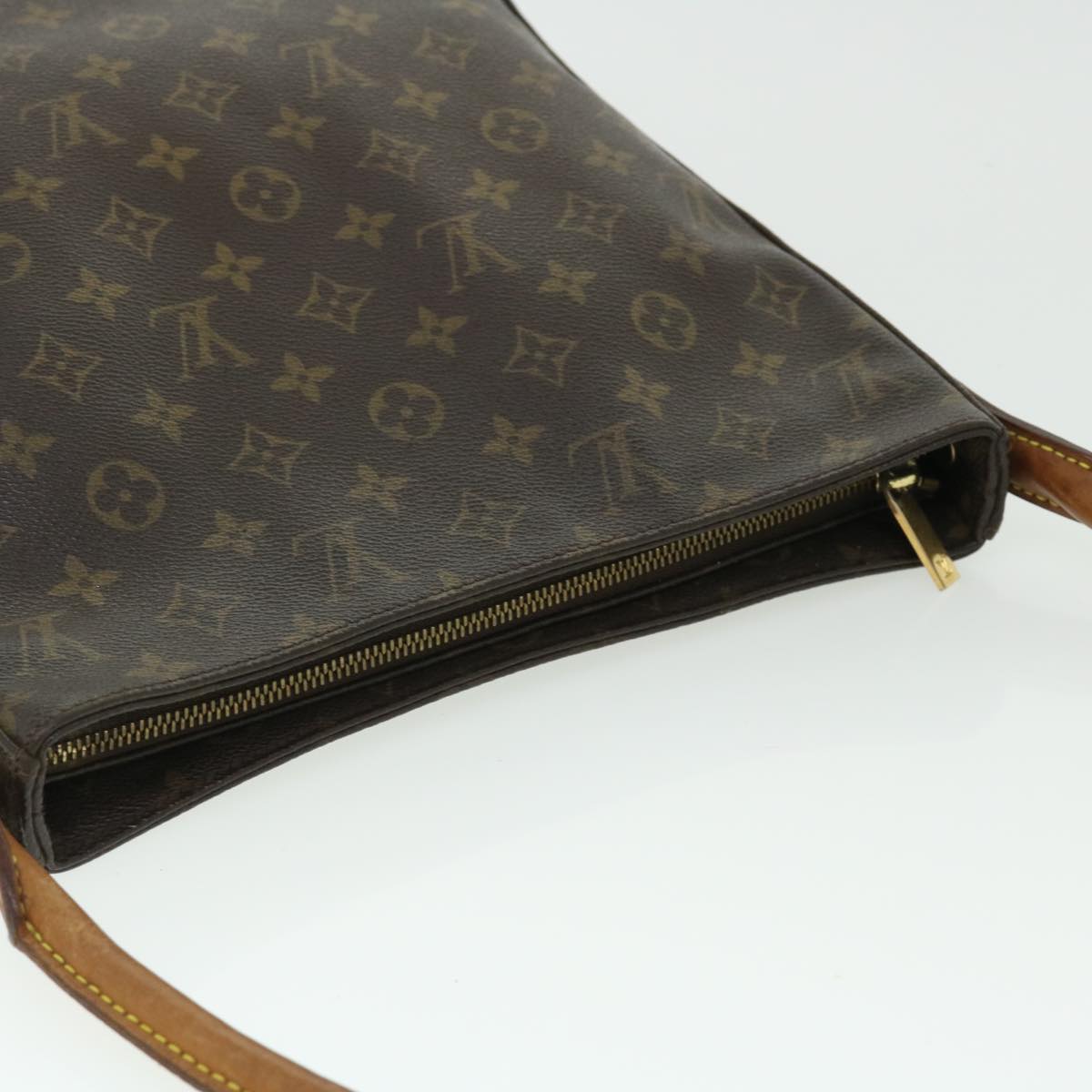 LOUIS VUITTON Monogram Looping GM Shoulder Bag M51145 LV 51240