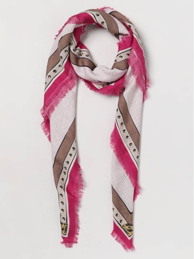 Luxury Fendi Wool Silk Shawl Scarf