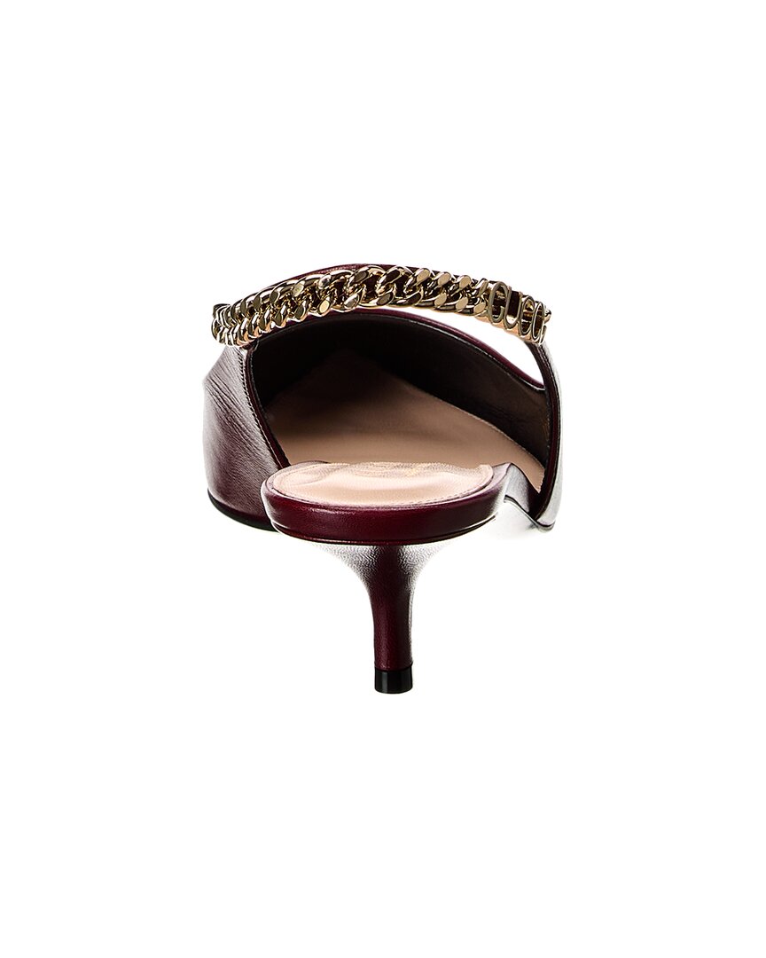 Gucci Signoria Leather Slingback Pump