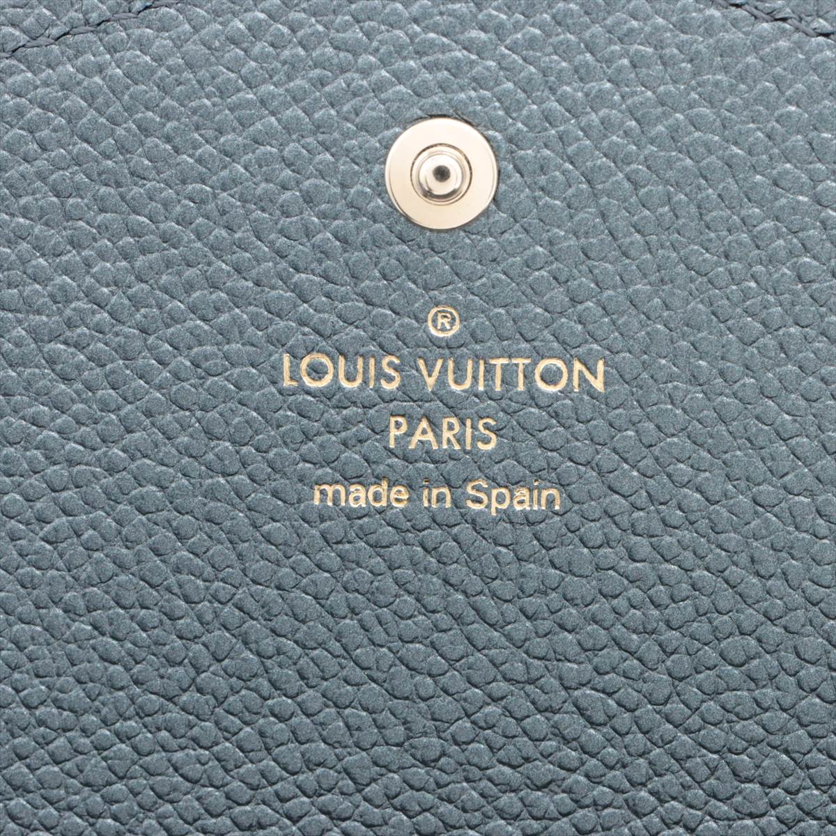 Louis Vuitton Monogram Emplant Portfoliosala NM M82668 Blue Long  Reaction Wallet