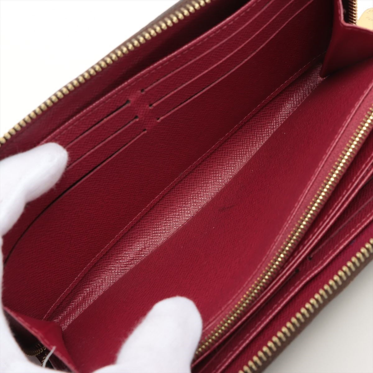 Louis Vuitton Monogram  Wallet M41895 Fushai Round Zip Wallet