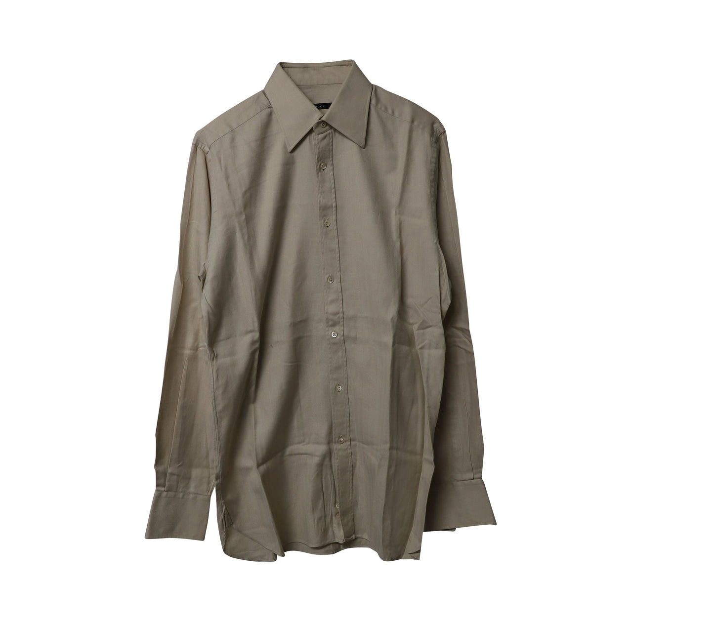 Luxury Gucci Trending 2025 Button Down Shirt in Beige Cotton