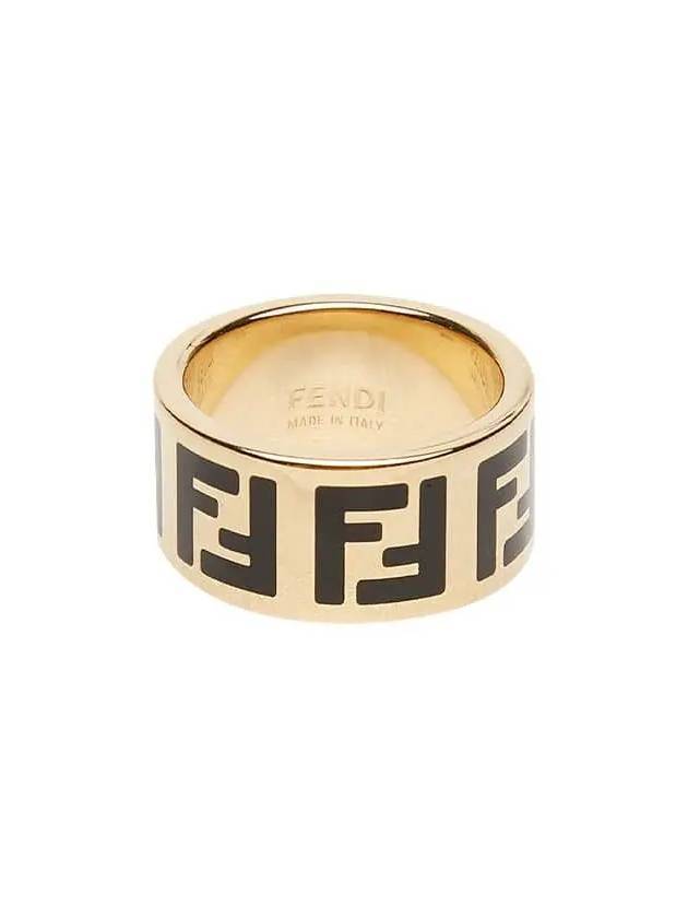 Luxury Fendi Forever FF Ring Gold