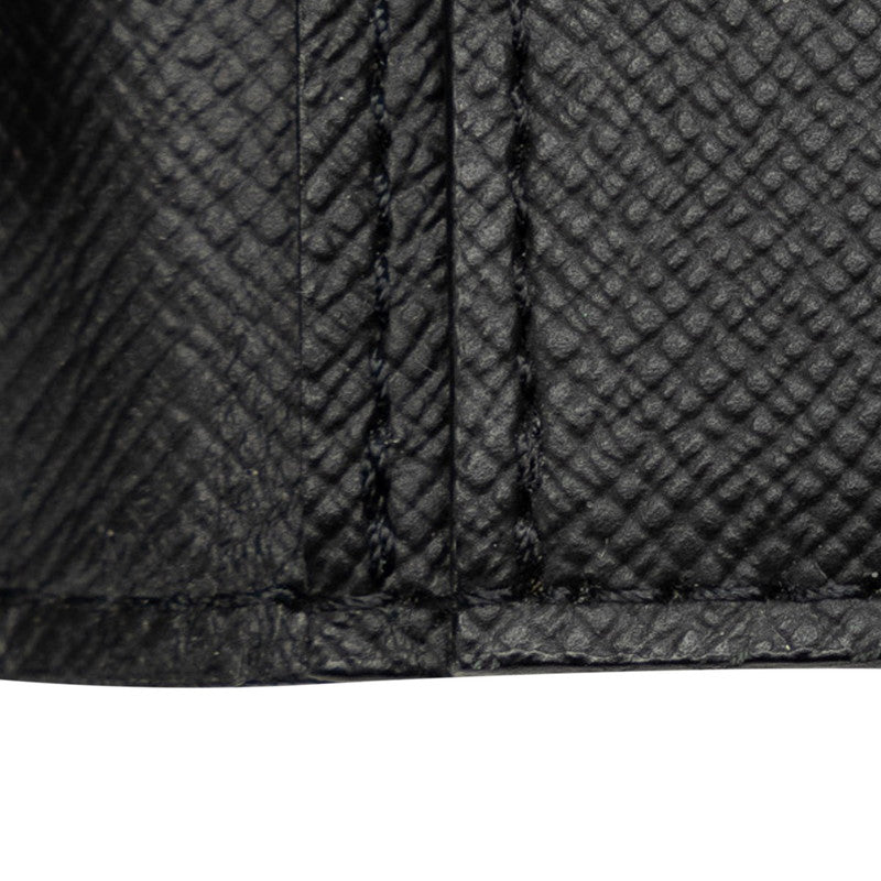 Louis Vuitton Damier Graphite Portefolio Brother Long Wallet N62665 Black PVC Leather Men LOUIS VUITTON