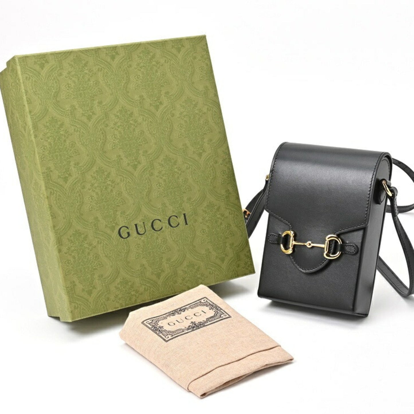 Gucci Horsebit  Leather Shoulder Bag ()