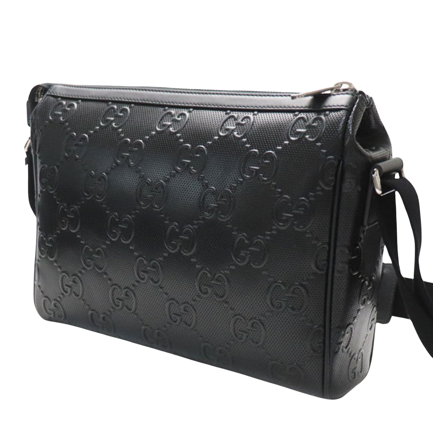 Luxury Gucci Trending 2025 Gg Embossé  Leather Shopper Bag ()