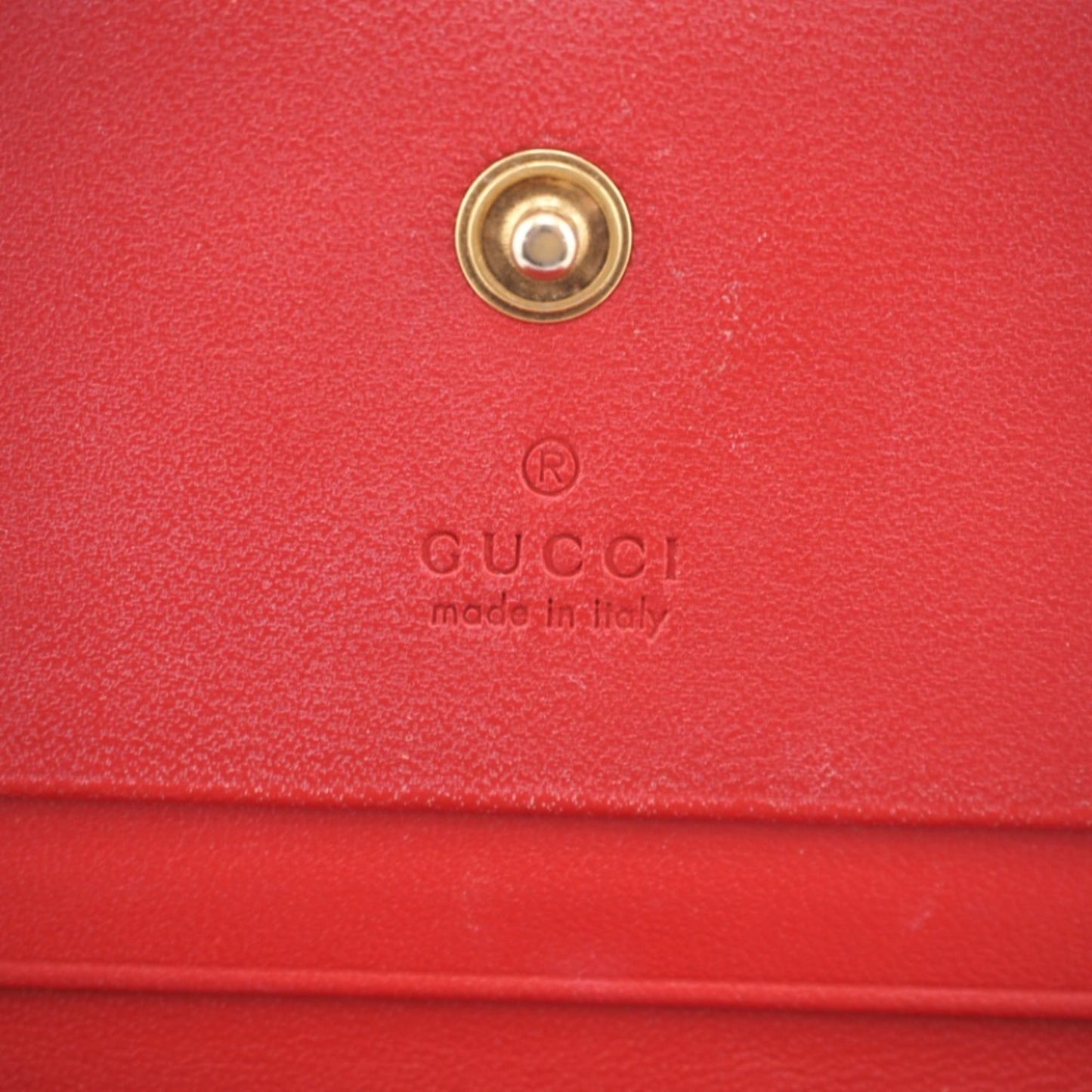 Gucci Strawberry  Leather Wallet