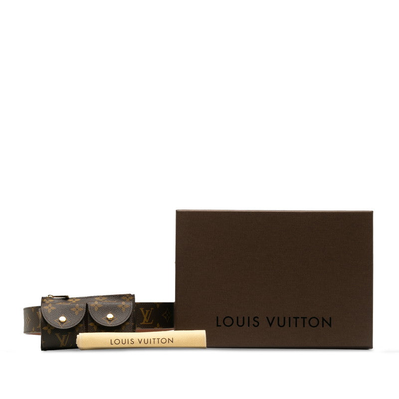 Louis Vuitton Monogram Santuary Duo Body Bag Waist Bag Pouch M9836 Brown PVC Leather  Louis Vuitton