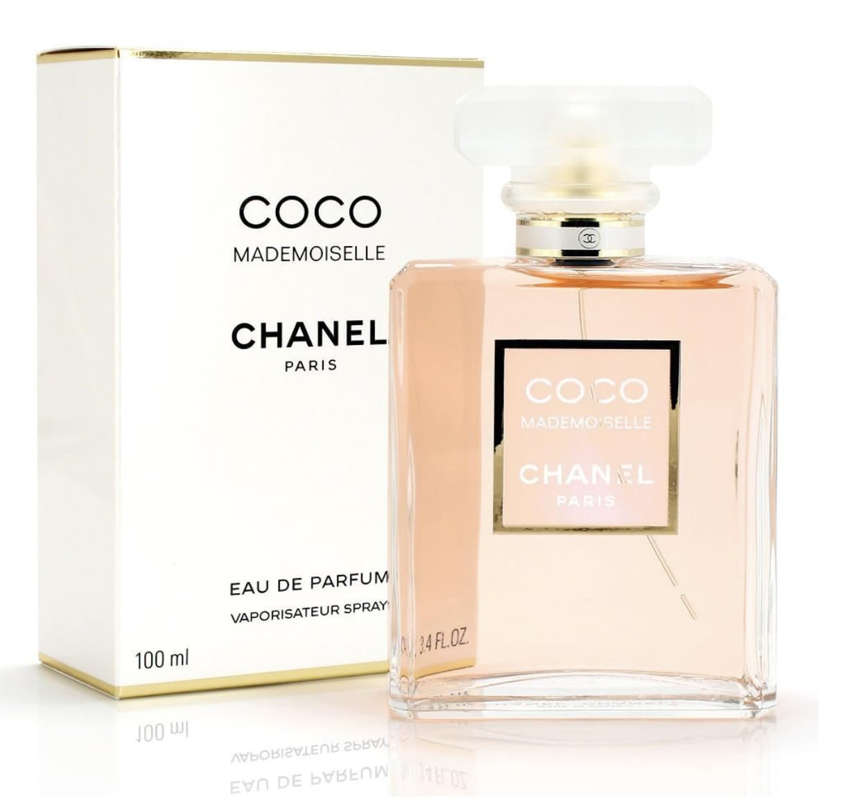 Luxury Chanel Coco Mademoiselle Eau de Parfum Spray for Women, 3.4 Fluid Ounce