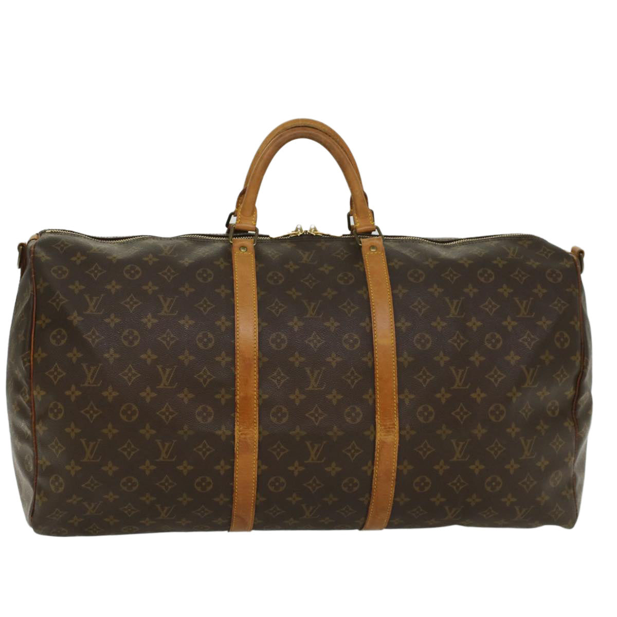 LOUIS VUITTON Monogram Keepall Bandouliere 60 Boston Bag M41412 LV 52072