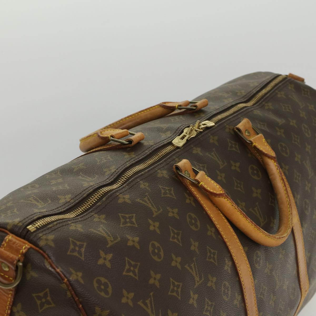 LOUIS VUITTON Monogram Keepall Bandouliere 60 Boston Bag M41412 LV 52072