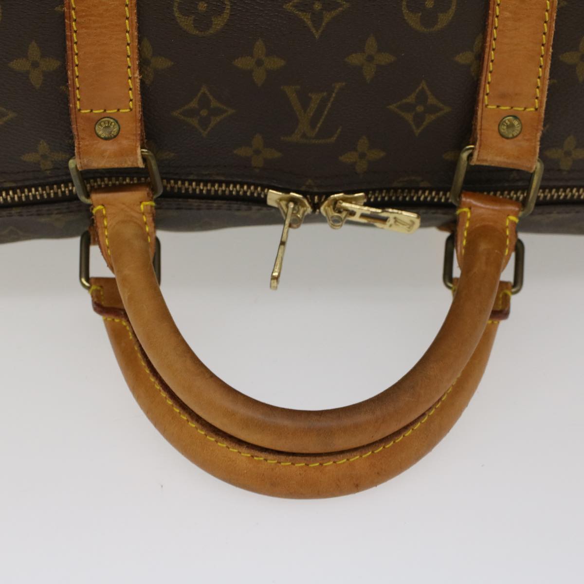 LOUIS VUITTON Monogram Keepall Bandouliere 60 Boston Bag M41412 LV 52072