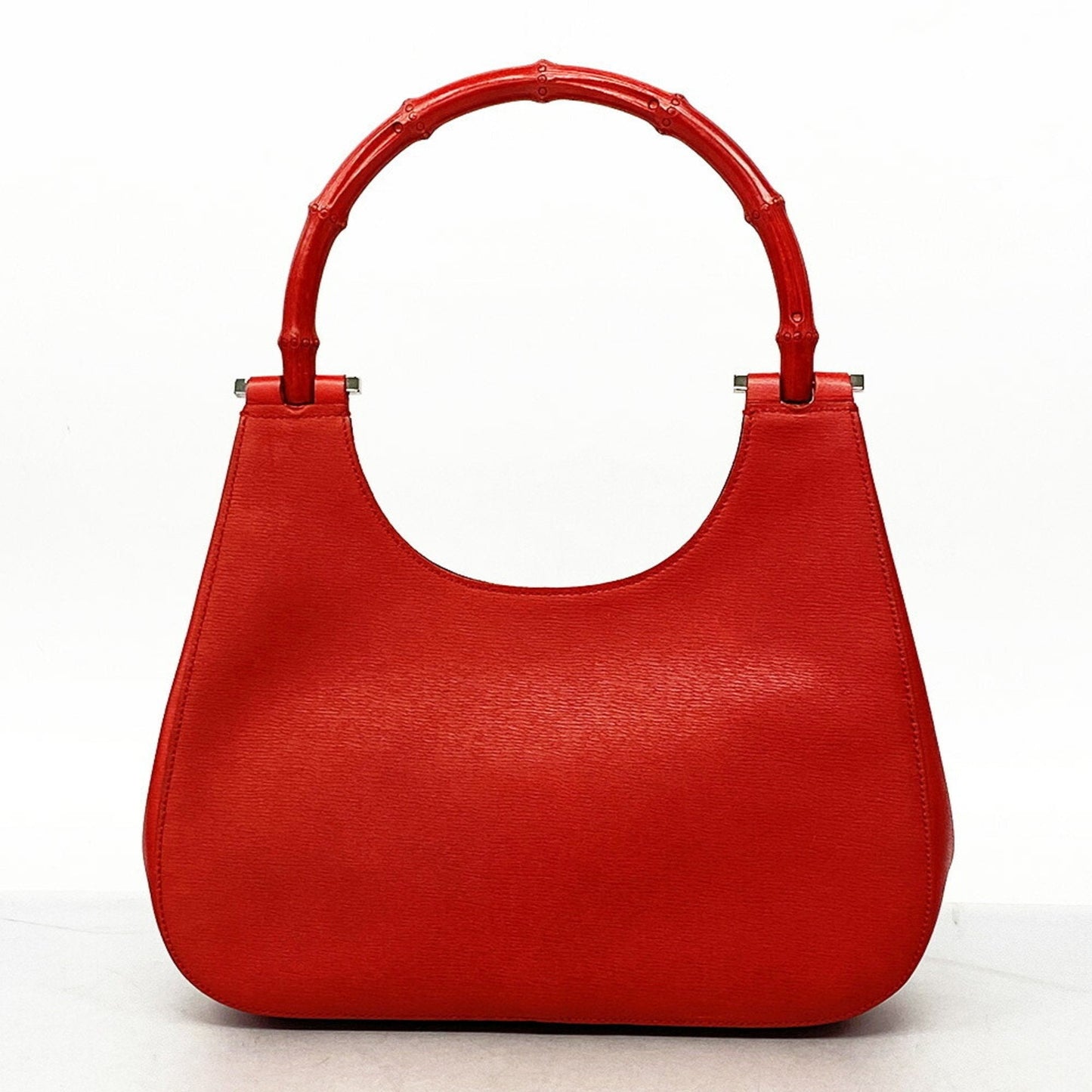 Gucci Bamboo  Leather Handbag ()