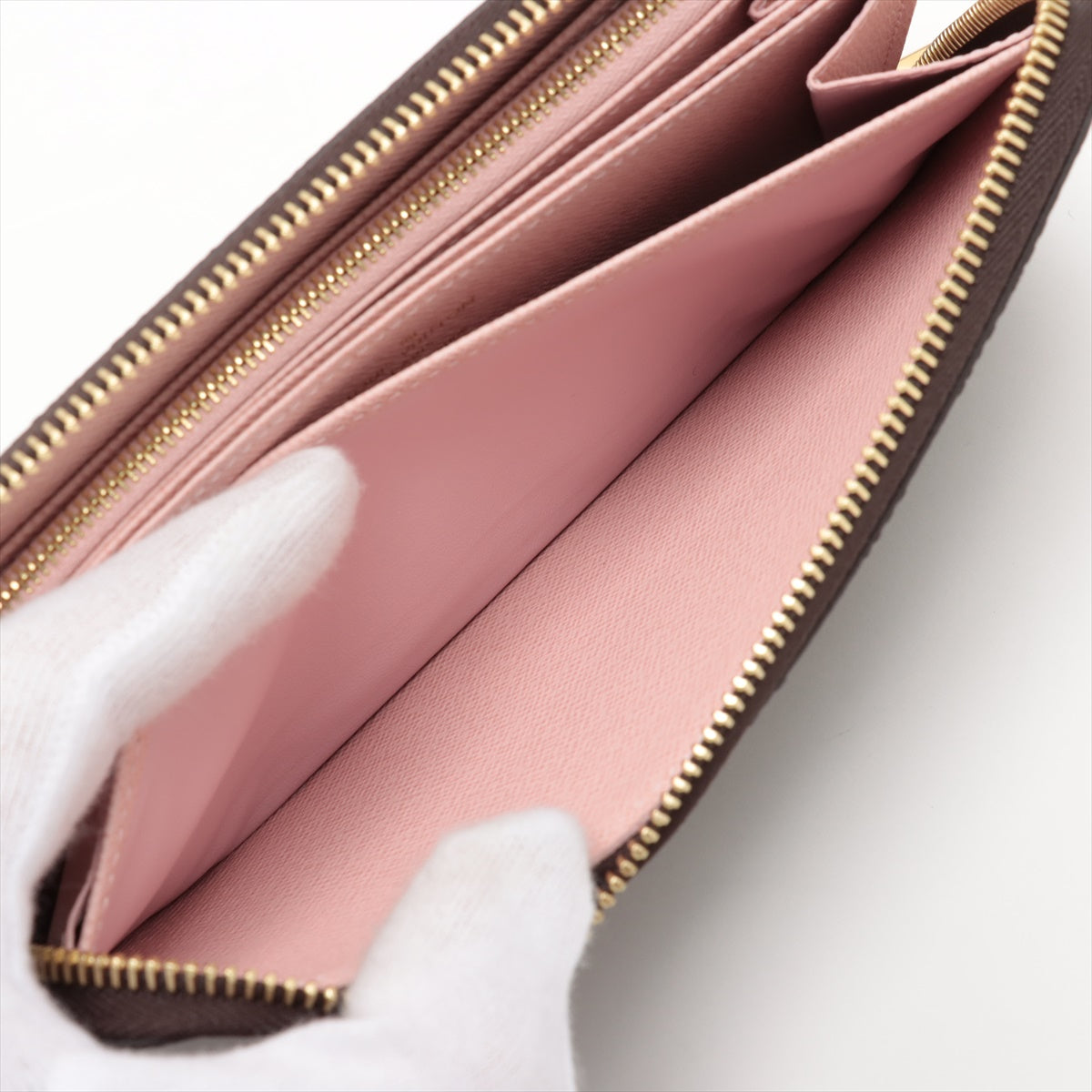 Louis Vuitton Monogram  Wallet M41894 Rose Valerie Round Zip Wallet