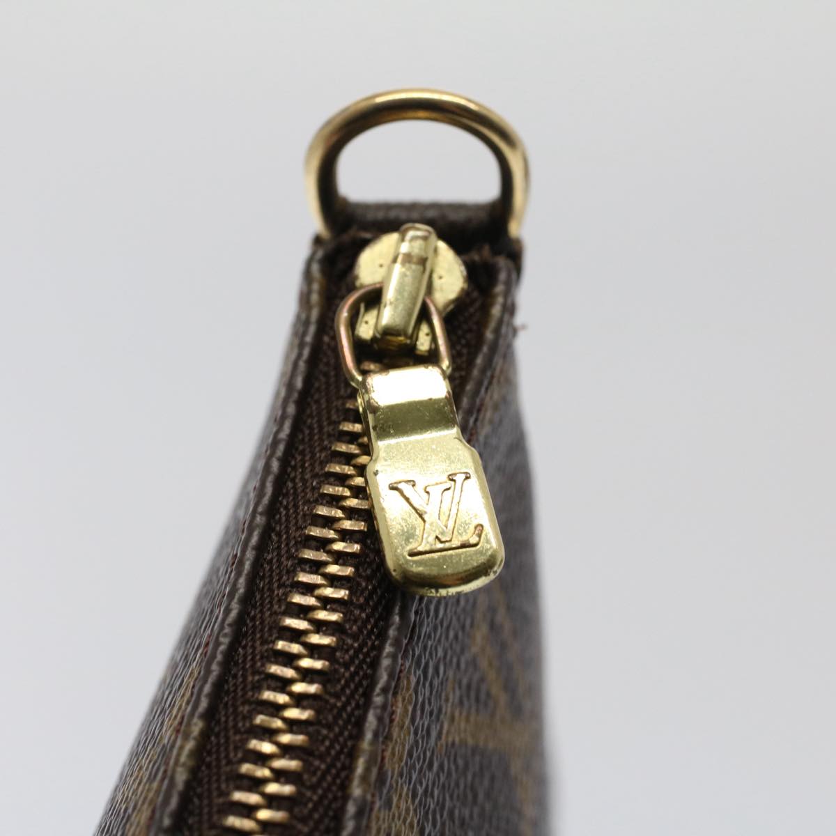LOUIS VUITTON Monogram Pochette Accessoires Pouch M51980 LV 52159