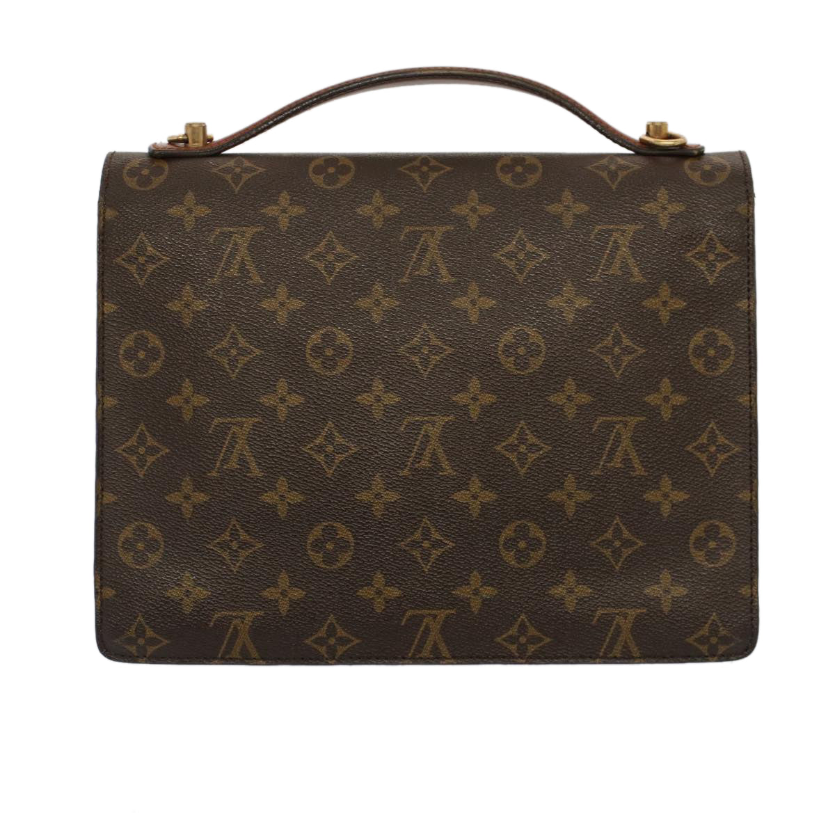 LOUIS VUITTON Monogram Monceau 28 Hand Bag 2way M51185 LV 52185