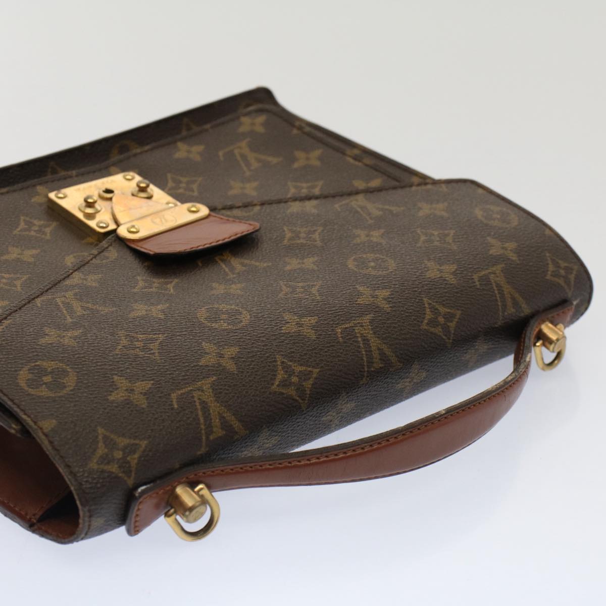 LOUIS VUITTON Monogram Monceau 28 Hand Bag 2way M51185 LV 52185
