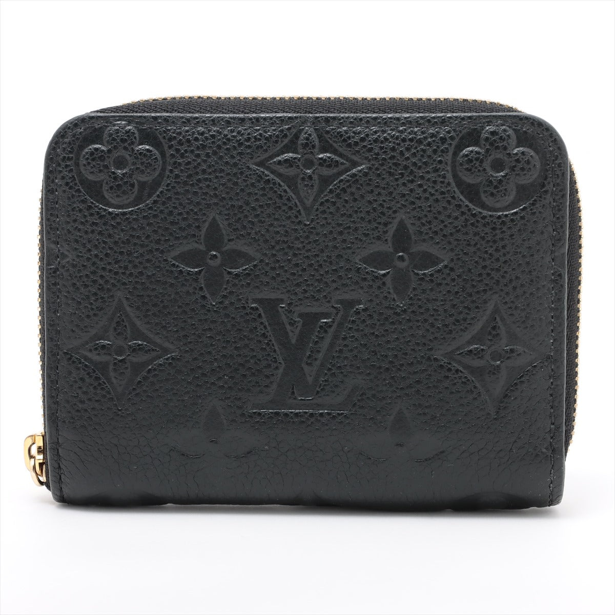 Louis Vuitton Monogram Amplant Zippyr Coin Pass M60574 Black Coin Case