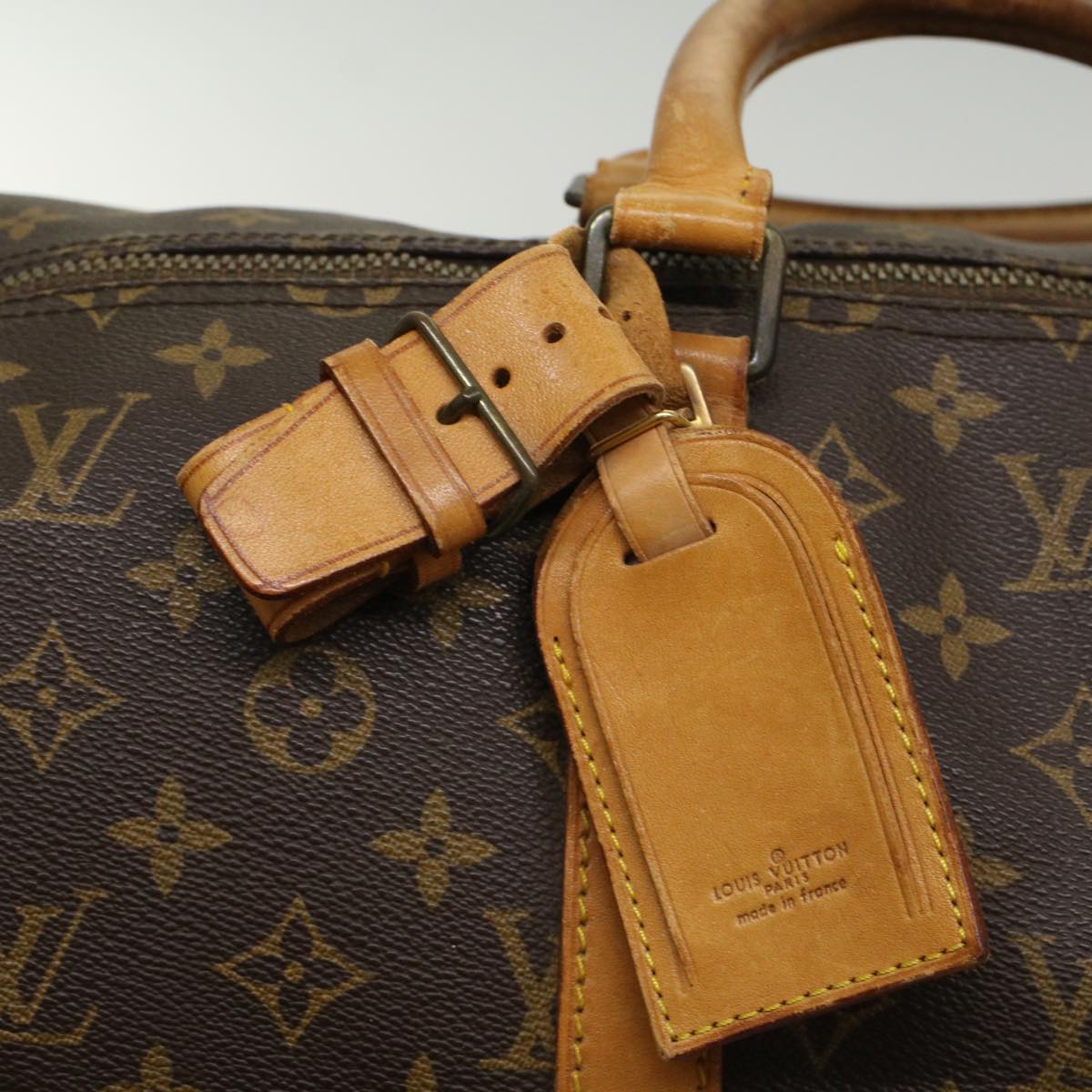 LOUIS VUITTON Monogram Keepall 55 Boston Bag M41424 LV 52224