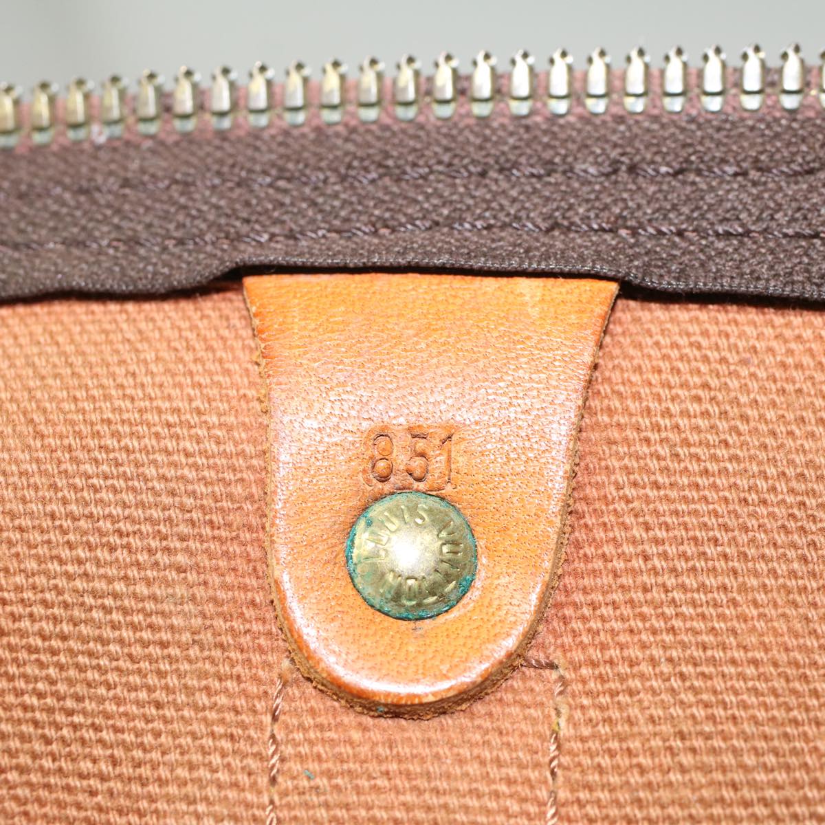 LOUIS VUITTON Monogram Keepall 55 Boston Bag M41424 LV 52224