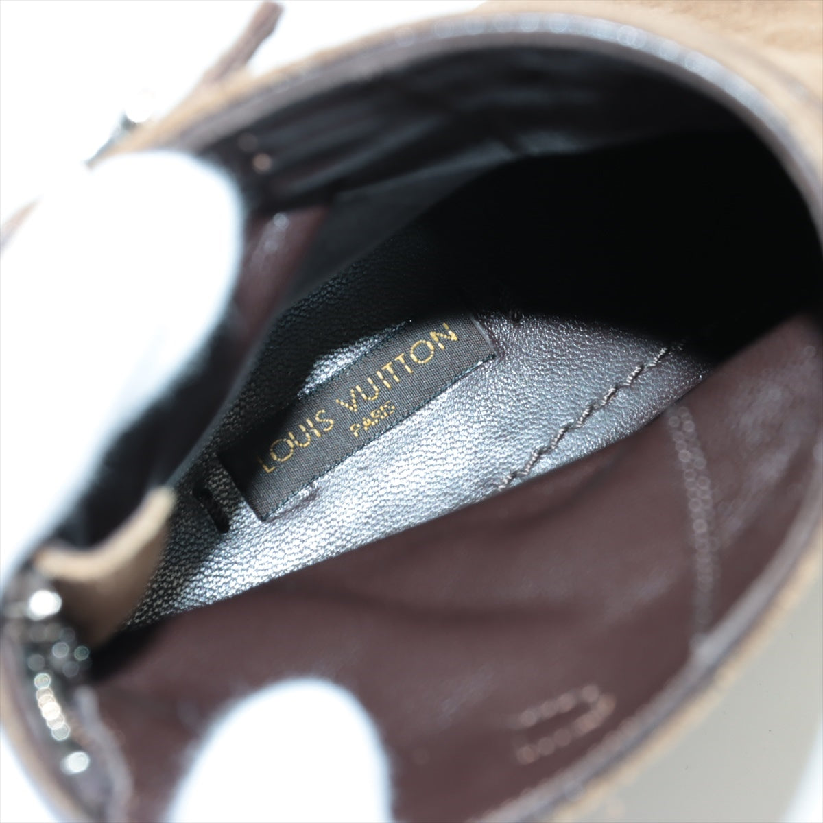 Louis Vuitton Sued Boots  Size Men Brown NI0141
