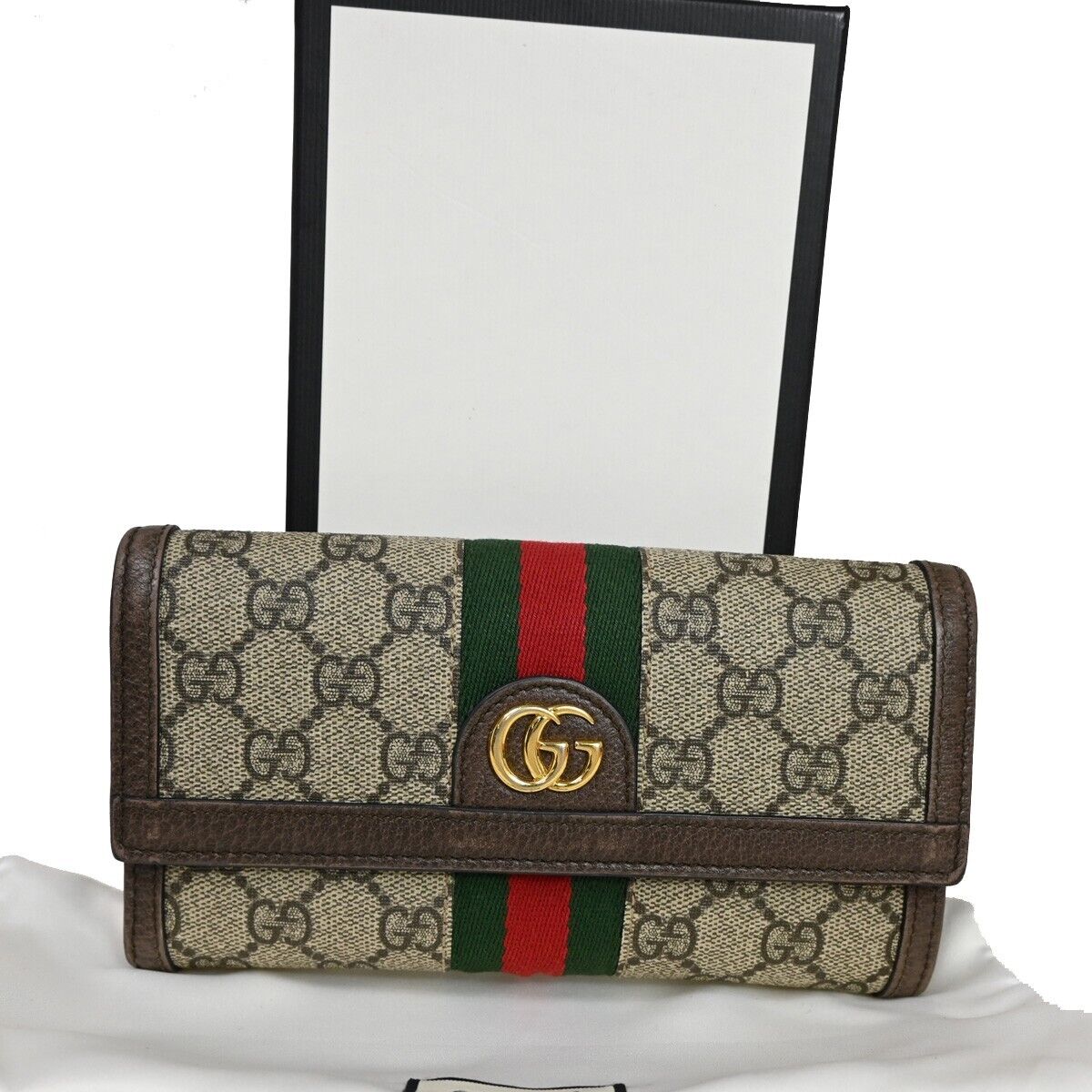 Luxury Gucci Trending 2025 Ophidia  Canvas Wallet  ()
