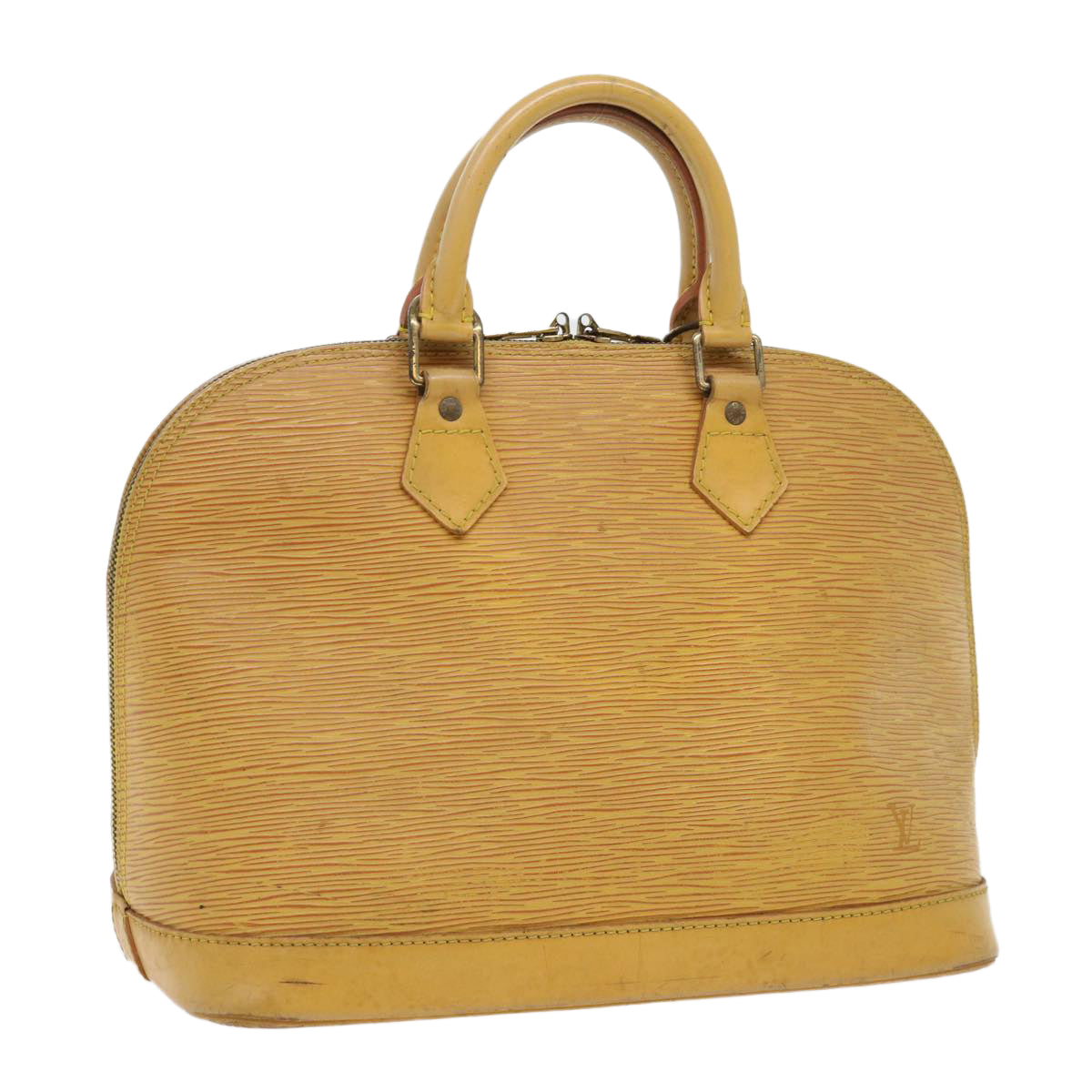 LOUIS VUITTON Epi Alma Hand Bag Tassili Yellow M52149 LV 52398