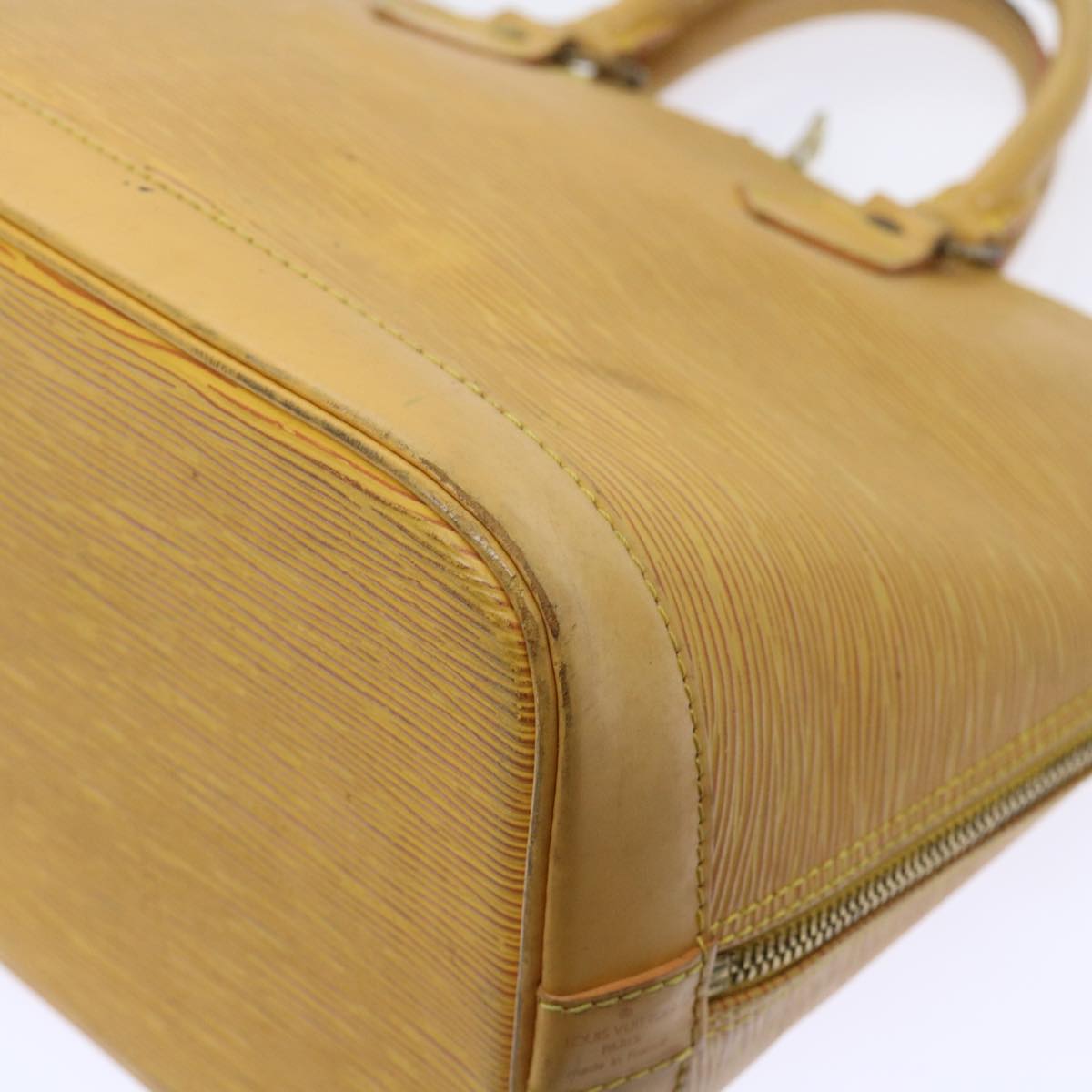 LOUIS VUITTON Epi Alma Hand Bag Tassili Yellow M52149 LV 52398