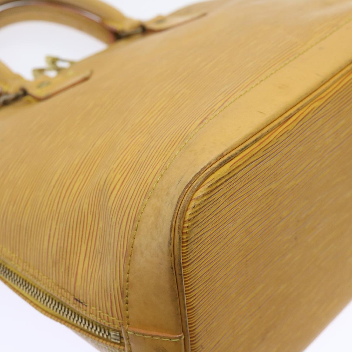 LOUIS VUITTON Epi Alma Hand Bag Tassili Yellow M52149 LV 52398