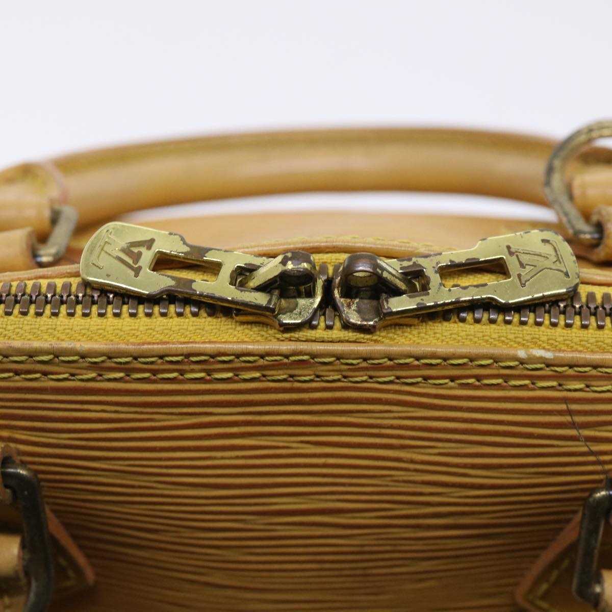 LOUIS VUITTON Epi Alma Hand Bag Tassili Yellow M52149 LV 52398