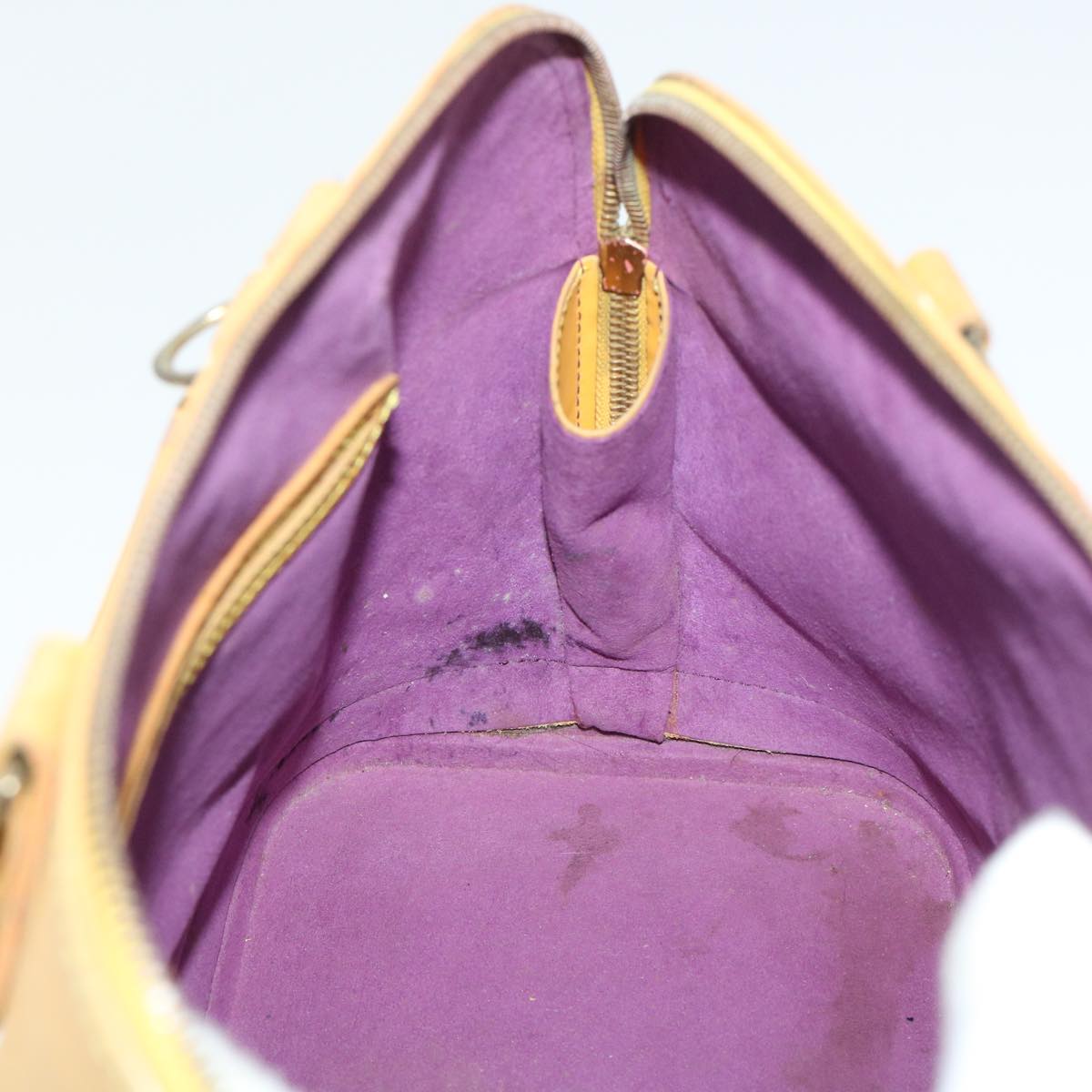 LOUIS VUITTON Epi Alma Hand Bag Tassili Yellow M52149 LV 52398