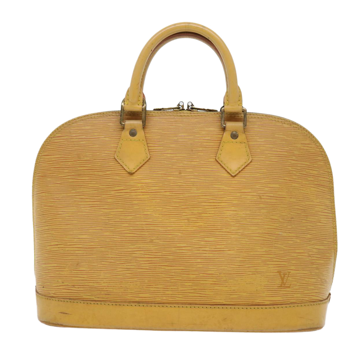 LOUIS VUITTON Epi Alma Hand Bag Tassili Yellow M52149 LV 52398