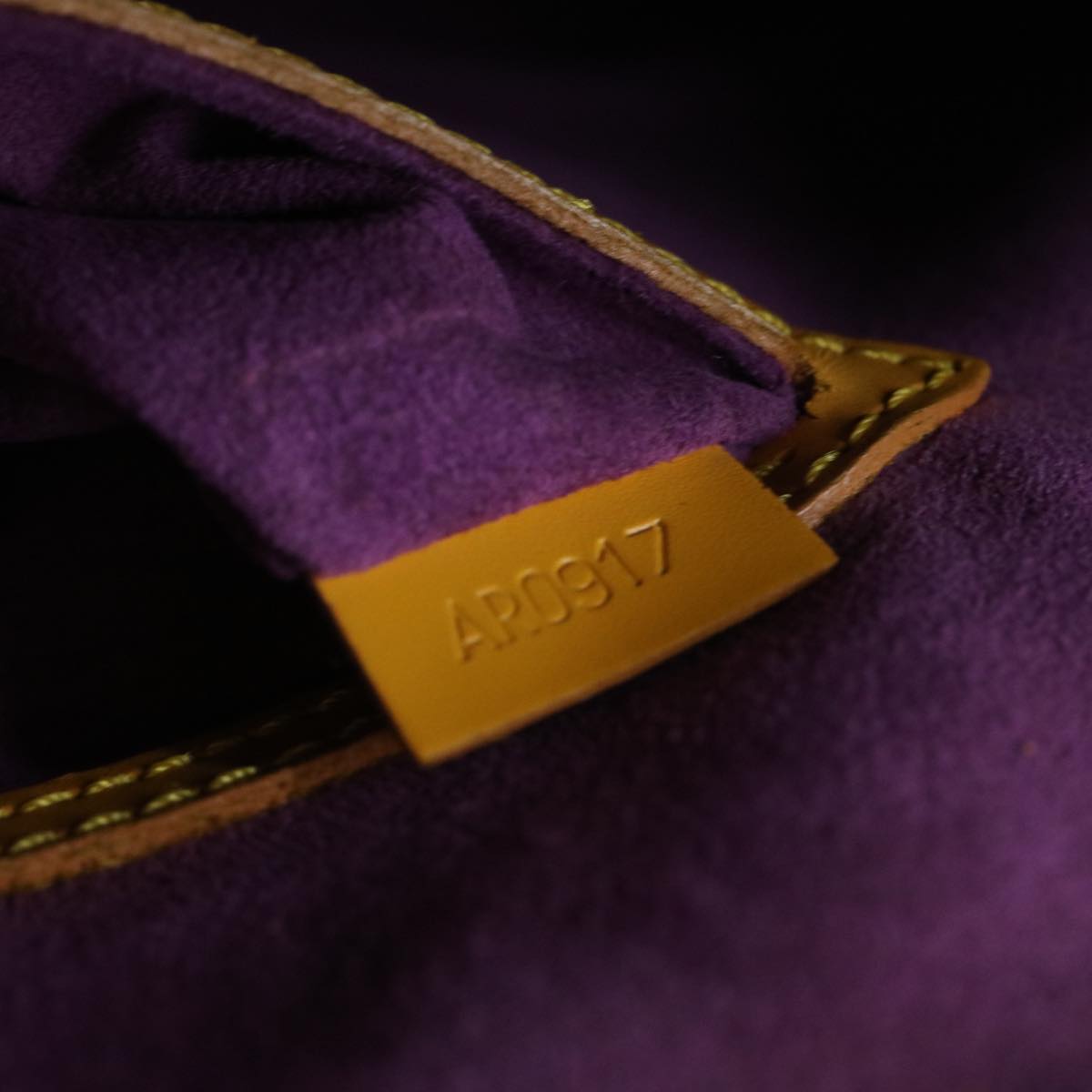 LOUIS VUITTON Epi Alma Hand Bag Tassili Yellow M52149 LV 52398