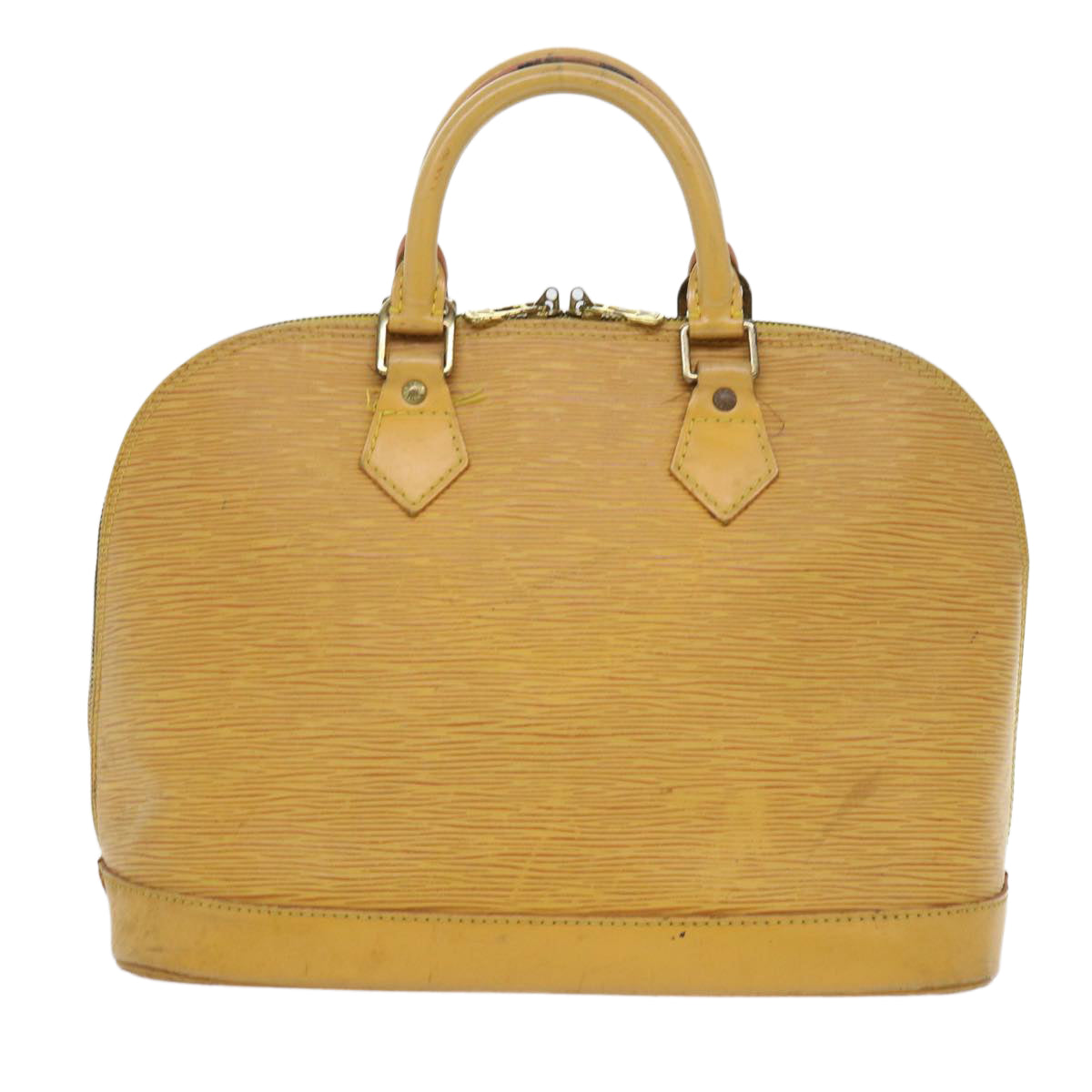 LOUIS VUITTON Epi Alma Hand Bag Tassili Yellow M52149 LV 52398