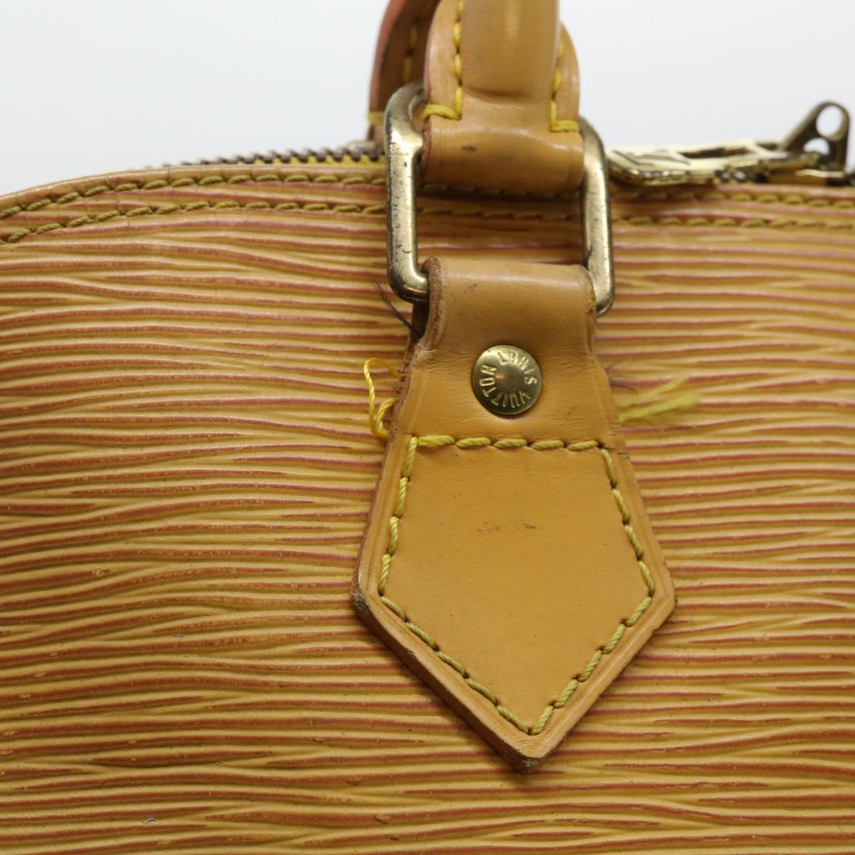 LOUIS VUITTON Epi Alma Hand Bag Tassili Yellow M52149 LV 52398