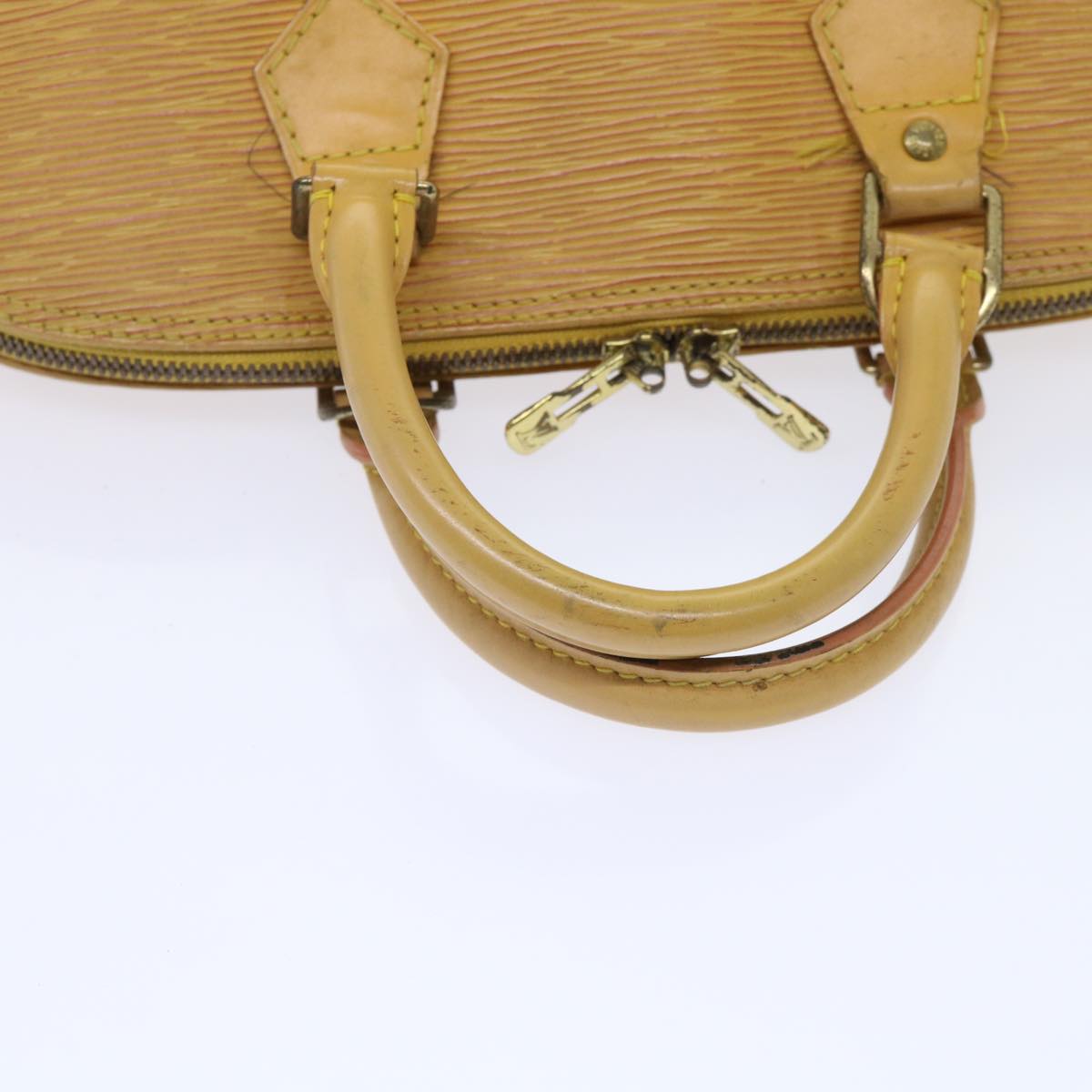 LOUIS VUITTON Epi Alma Hand Bag Tassili Yellow M52149 LV 52398