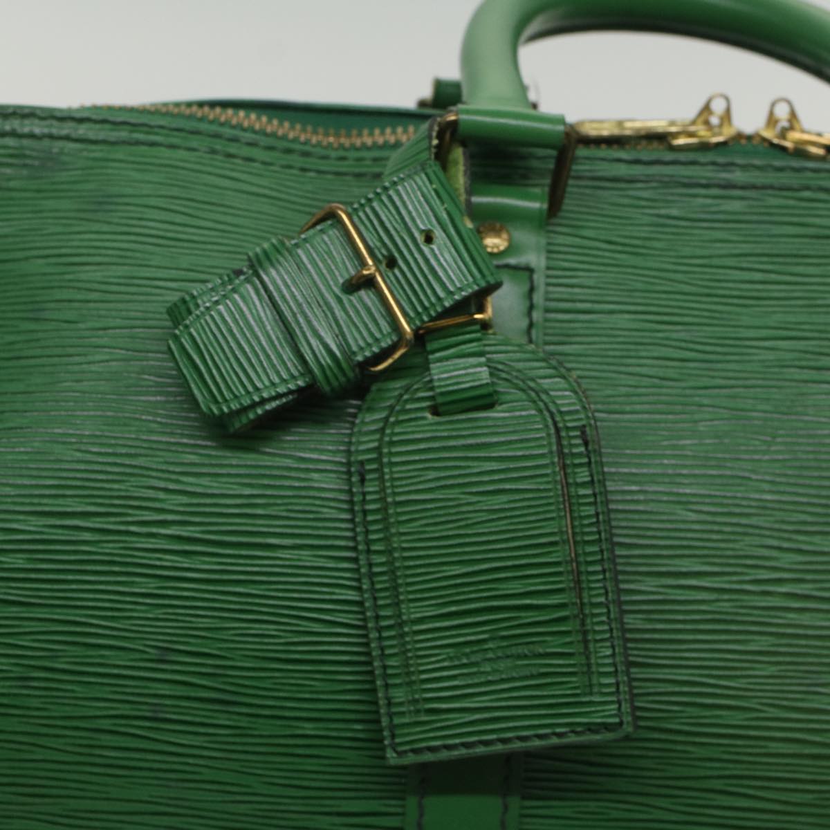 LOUIS VUITTON Epi Keepall 45 Boston Bag Green M42974 LV 52417