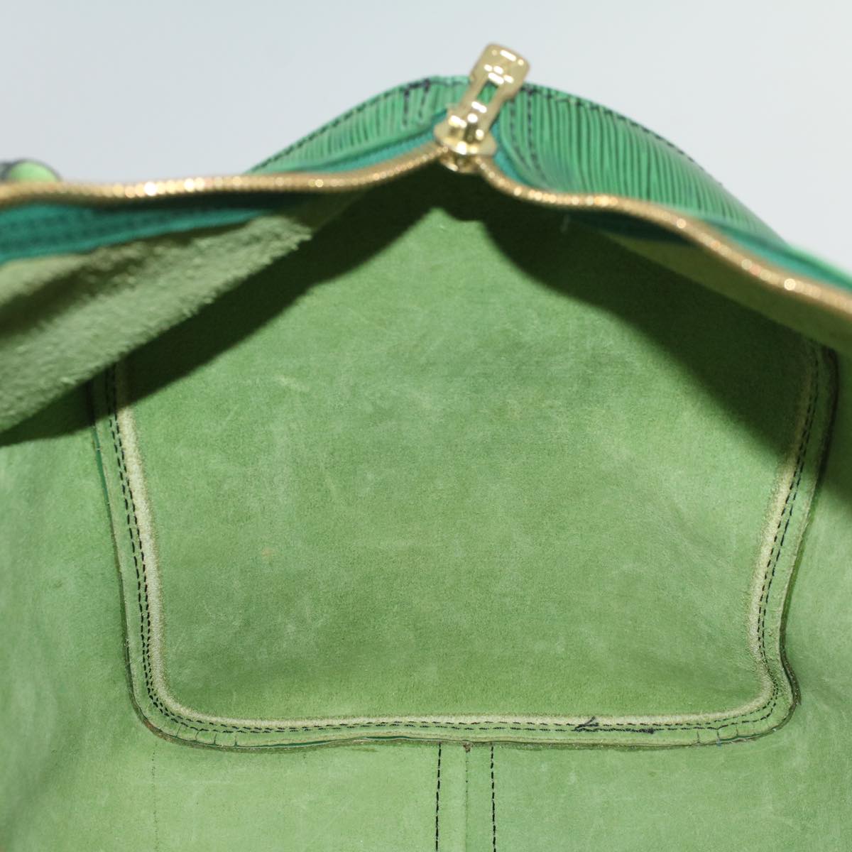 LOUIS VUITTON Epi Keepall 45 Boston Bag Green M42974 LV 52417