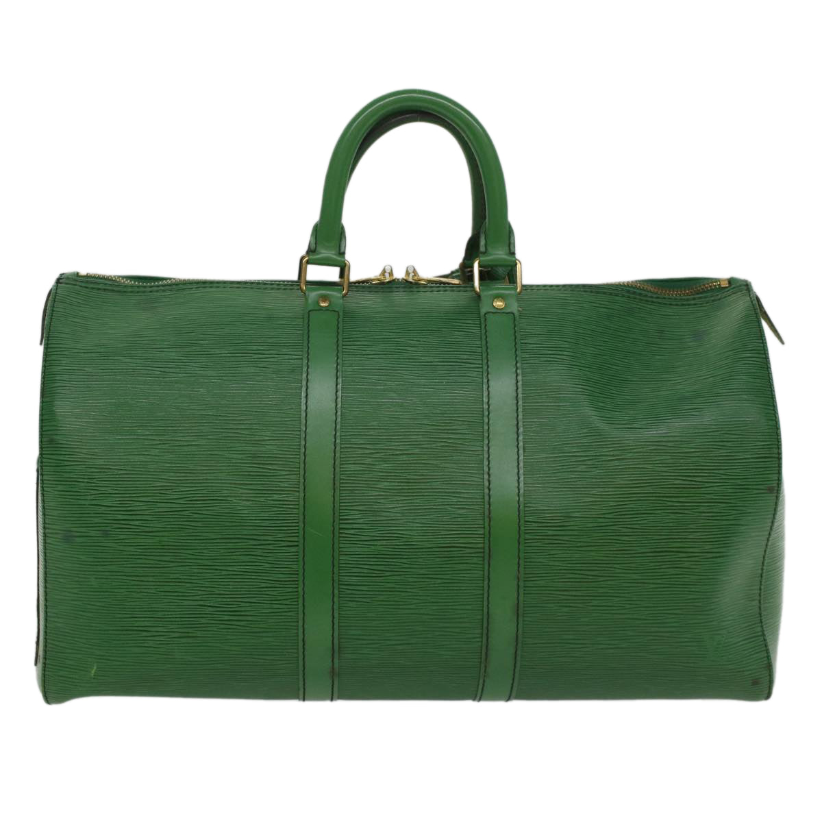 LOUIS VUITTON Epi Keepall 45 Boston Bag Green M42974 LV 52417