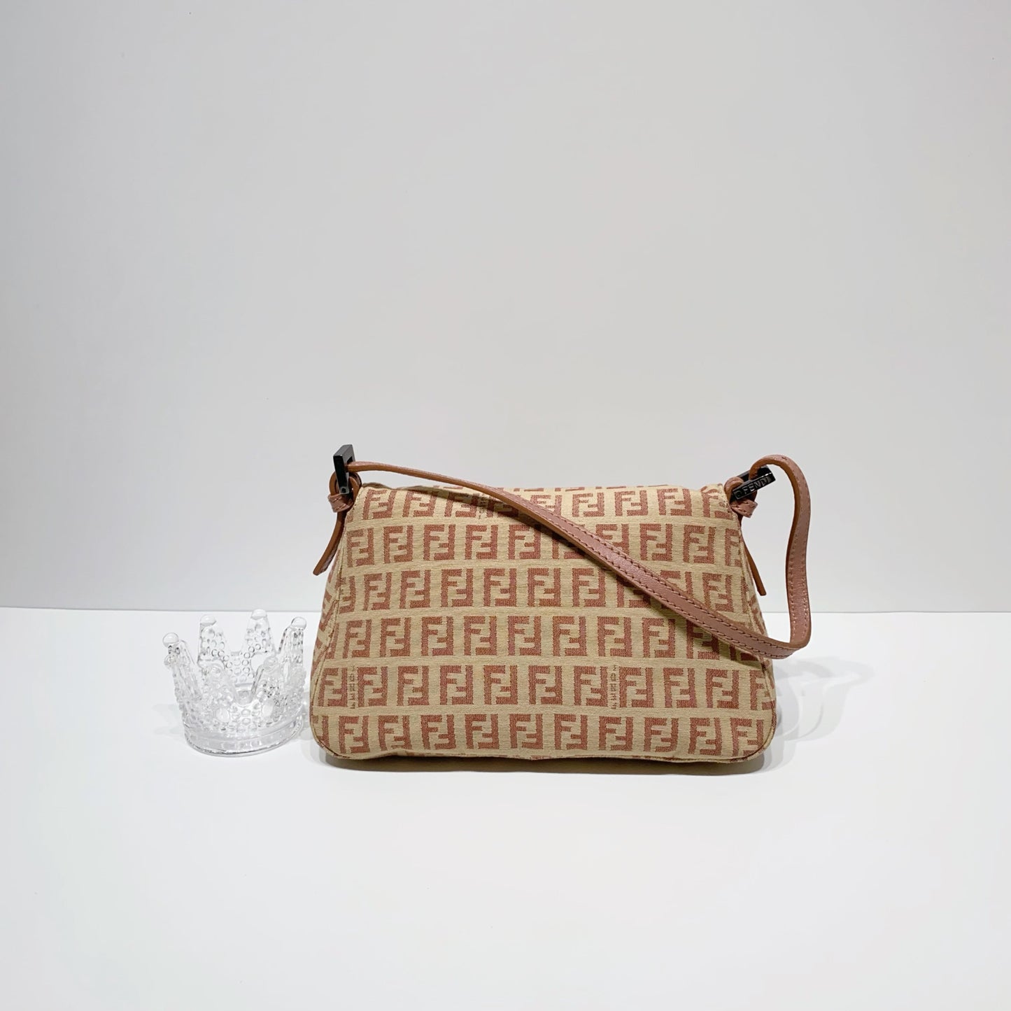 No.3972-Luxury FendiVintage Zucchino Mini Mama Baguette Bag