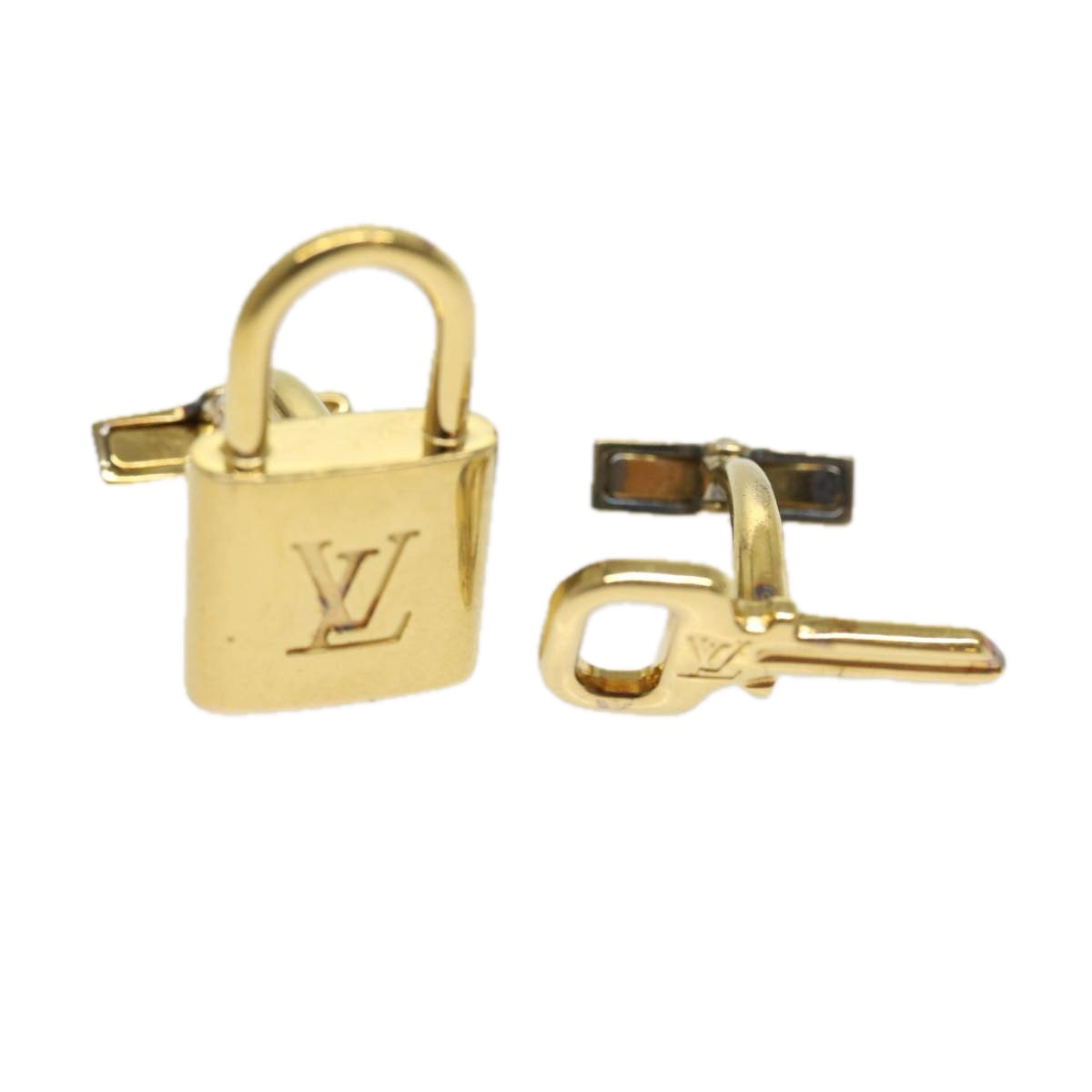 LOUIS VUITTON Damier Ebene Bouton de Manchette Cadena Eclet M64600 LV 52593