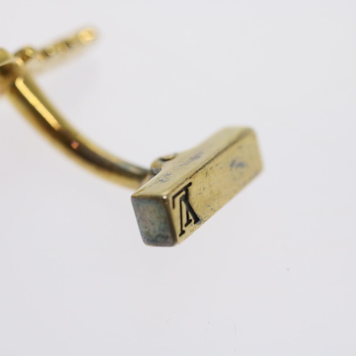 LOUIS VUITTON Damier Ebene Bouton de Manchette Cadena Eclet M64600 LV 52593