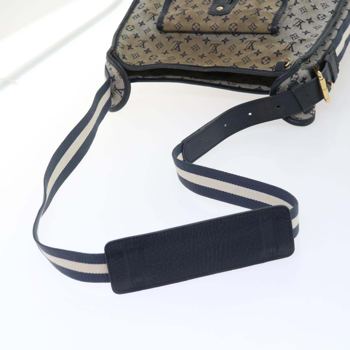 LOUIS VUITTON Monogram Mini Buzas Marie Kate Shoulder Bag Blue M92320 52594